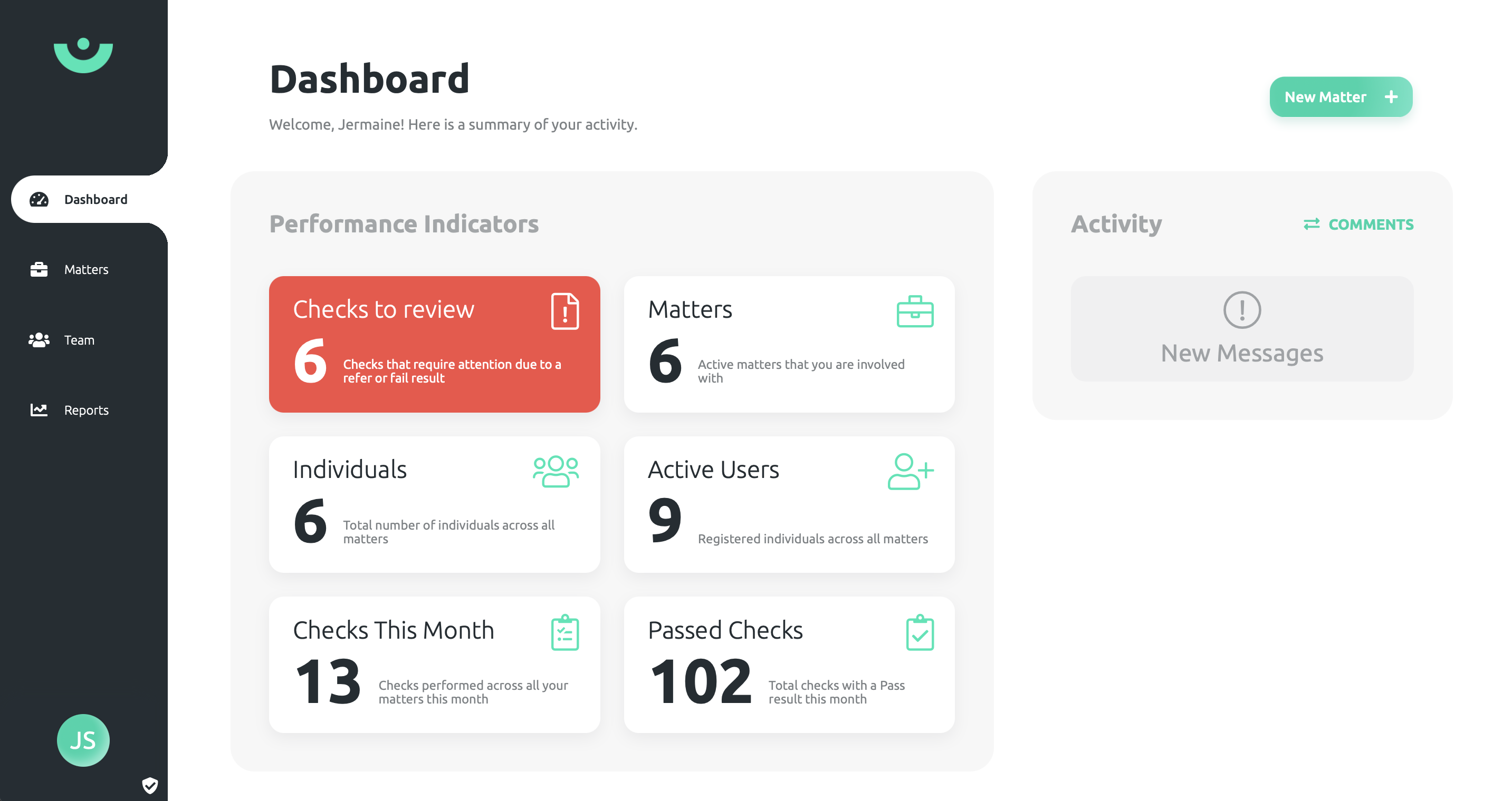 SenseCheck Dashboard